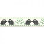 Rabbits and Swirls  Ribbon (by metre)