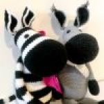 Douglas Donkey and Zena Zebra Crochet pattern