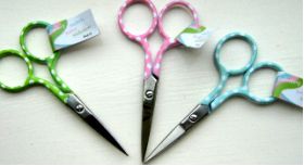 Polka Dot Embroidery Scissors