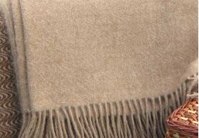 Caramel Alpaca Throw