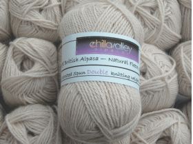 Buttermilk - Chilla Valley 100% Alpaca  Double Knitting Yarn