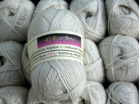 Clotted Cream - Chilla Valley 100% Alpaca 4ply