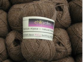 Milk Chocolate -  Chilla Valley 100% Alpaca 4ply