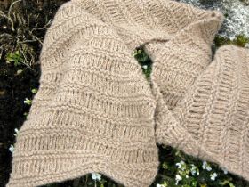 Ripple Scarf  Knitting Pattern