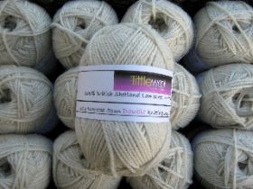 Shetland  Lambswool Dble Knitting - Vanilla