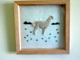 Latte the Alpaca Embroidery  Kit