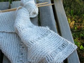 Winter Drift Scarf  - Knitting Kit