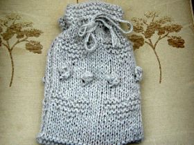 My Heart Hot Water Bottle Cover Knitting Kit