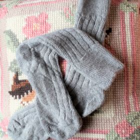 Alpaca Bed Sock Grey