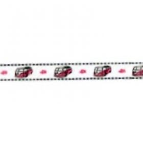 Pink Campervans Ribbon (by metre)