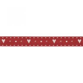 Hearts and Kisses  Ribbon (by metre)