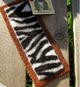 Alpaca Felted Bookmark