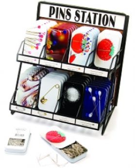 Pin Station Sequin Pins in Tin Pin Station Sequin Pins in Tin