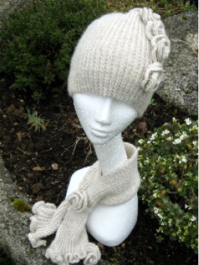 Rebecca Hat and Scarf  Knitting Kit