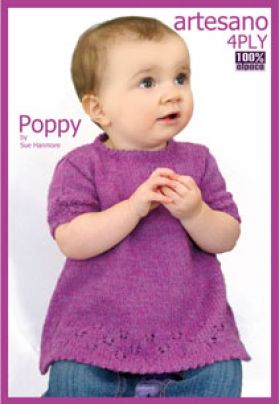Poppy Toddlers Dress  Knitting Pattern