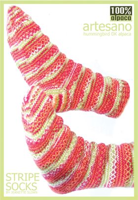 Stripe Hummingbird  Double Knitting Pattern