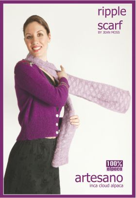 Ripple Scarf  Knitting Pattern