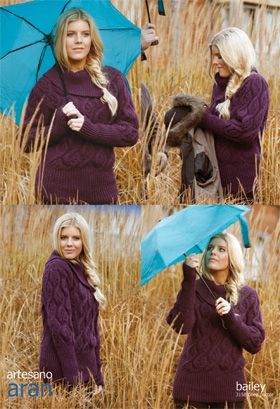 Bailey -- Aran  Knitting Pattern