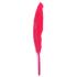 Red - Duck Feathers with glitter